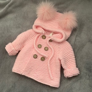 Patron in spanish language BABY pink COAT image 1