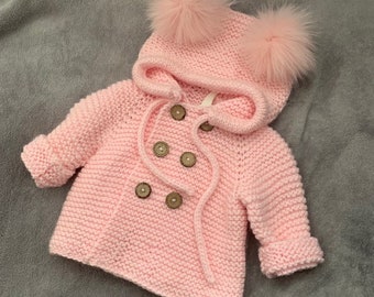 Patron in spanish language BABY pink COAT