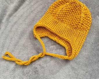 spanish PDF pattern knitted hat