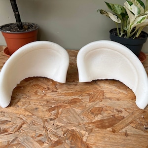 Soft foam fursuit ears (rounded)