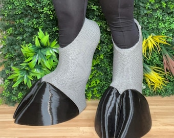 TPU Flexible cloven hoof fursuit costume boots
