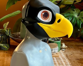 Bird Hawk Eagle moving jaw fursuit head base