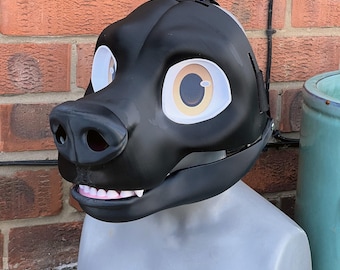 Bear toony moving jaw fursuit head base