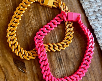 Cuban link chain 3D printed fursuit cosplay necklace
