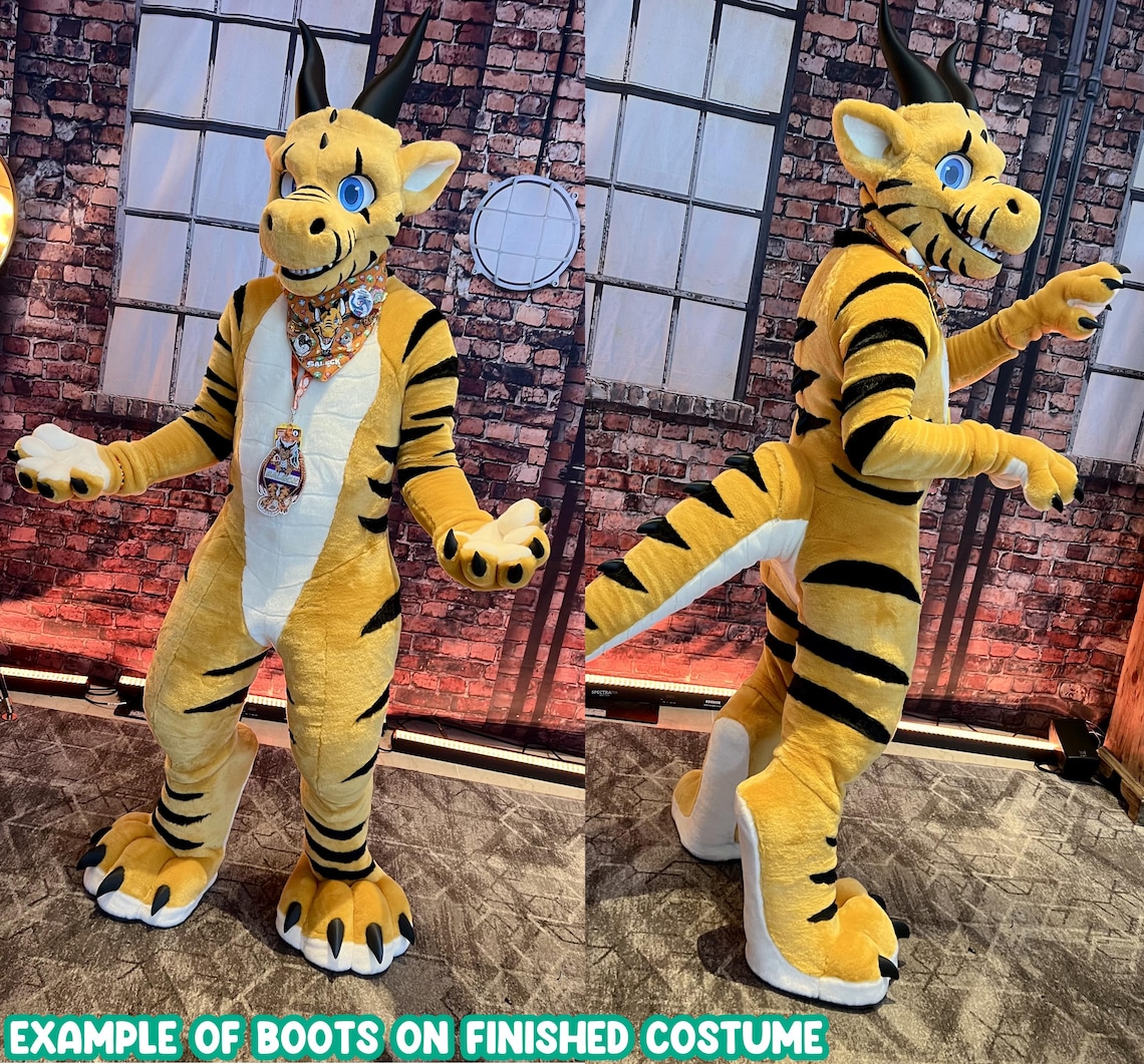TPU Flexible Realistic Digitigrade Fursuit Feet Paws - Etsy