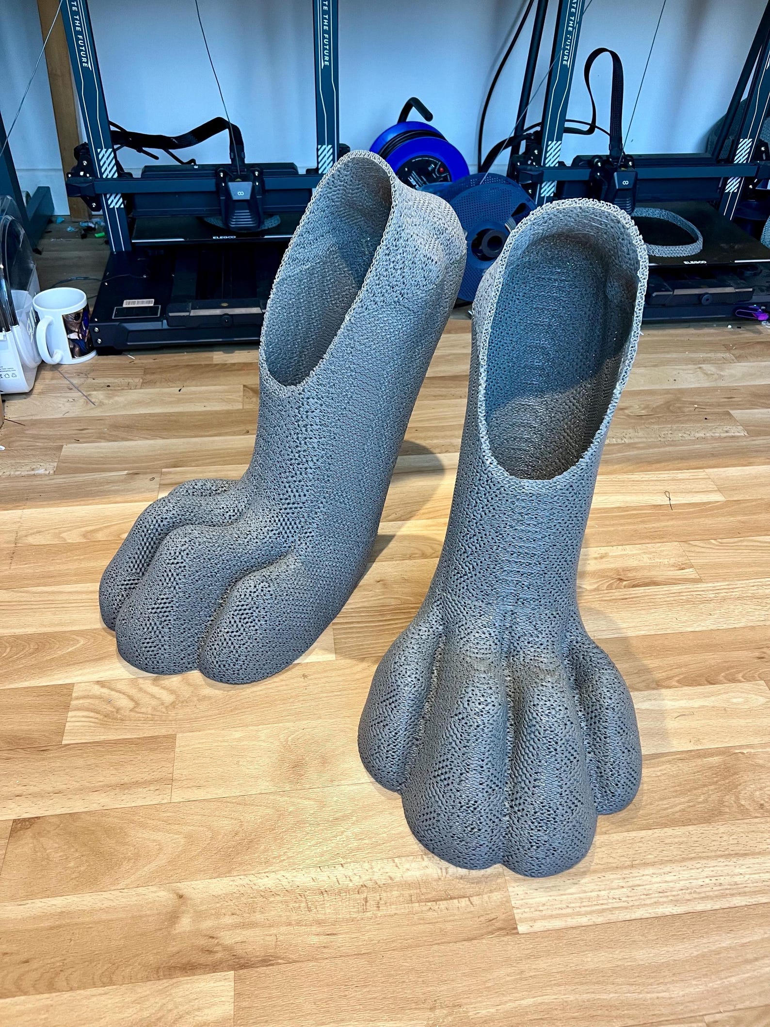 Digitrade Foot TPU Flexible Realistic Digitigrade Fursuit Feet Paws - Etsy