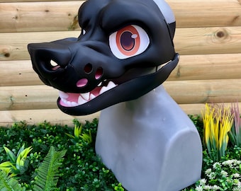 毛皮のような着ぐるみのヘッドベースファルコンの動く顎 3D プリント