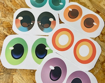 Fursuit sublimation printed mesh eyes