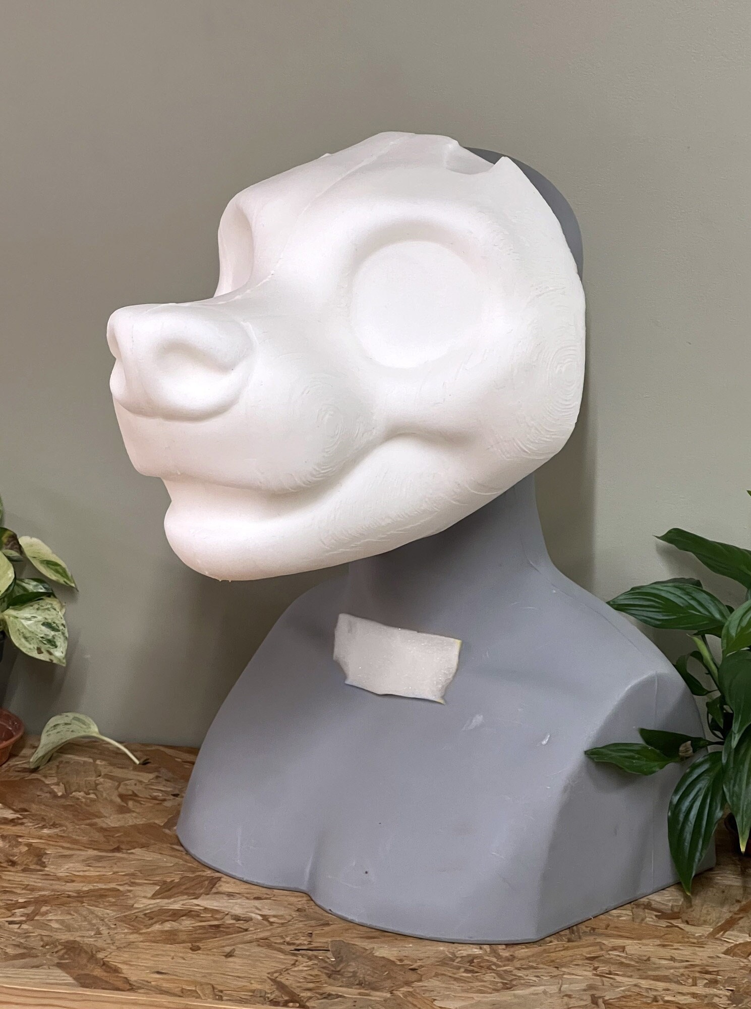 Hyena Fursuit Head - Foam Base — CityMutt