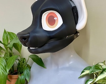 Small nose Canine toony moving jaw head base