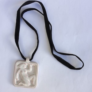 Pendant of  Fajans, Denmark, signed Eos, 1940s or 50&#39;s