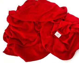 red swaddle blanket