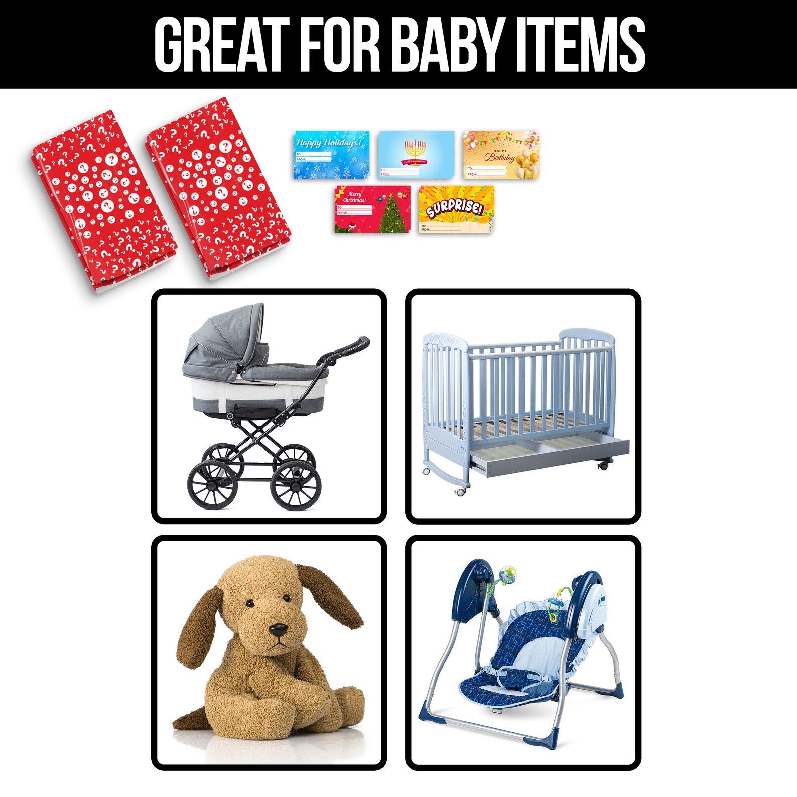 2 Jumbo Bike Gift Bags 90x 60 Extra Large Bicycle Bag Set Includes Gift