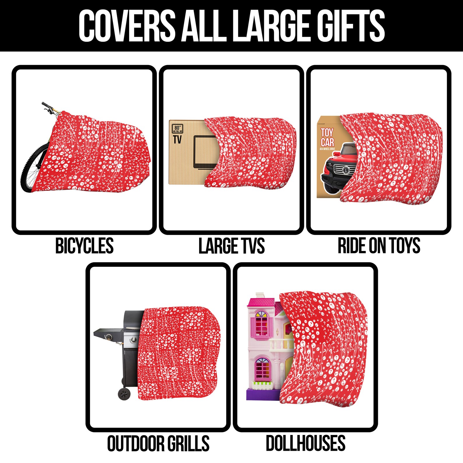 2 Jumbo Bike Gift Bags 90x 60 Extra Large Bicycle Bag Set Includes Gift