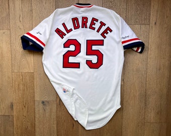 San Francisco Giants Mike Aldrette Rawlings Authentiek wedstrijdshirt 1988 AT&T Skill Challenge