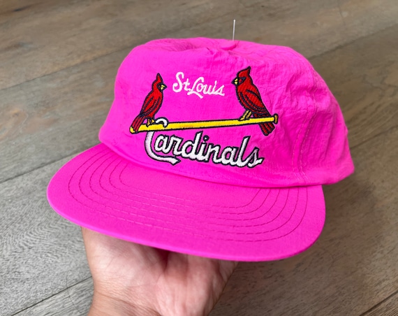 Vintage St Louis Cardinals MLB Baseball Annco Nylon Neon Hot 