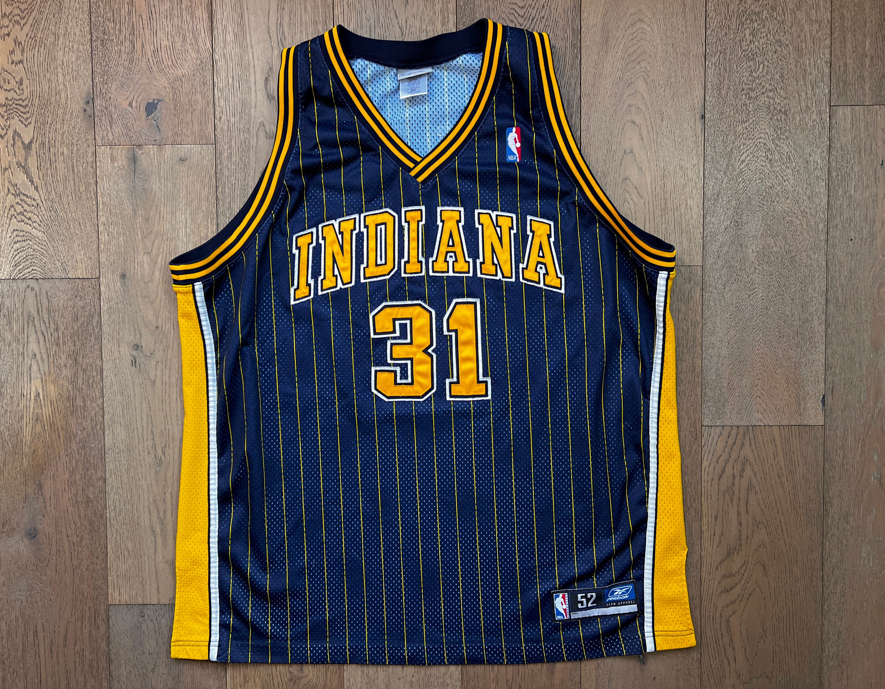 Reebok Mint Vintage 90s Indiana Pacers 7 Jermaine O'Neal NBA