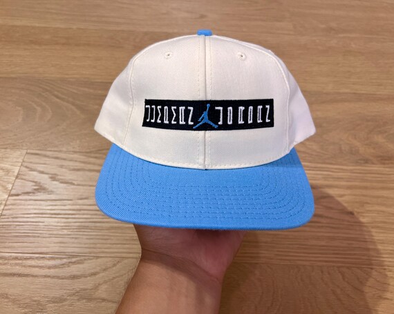 Blue and white nike hat hot sale