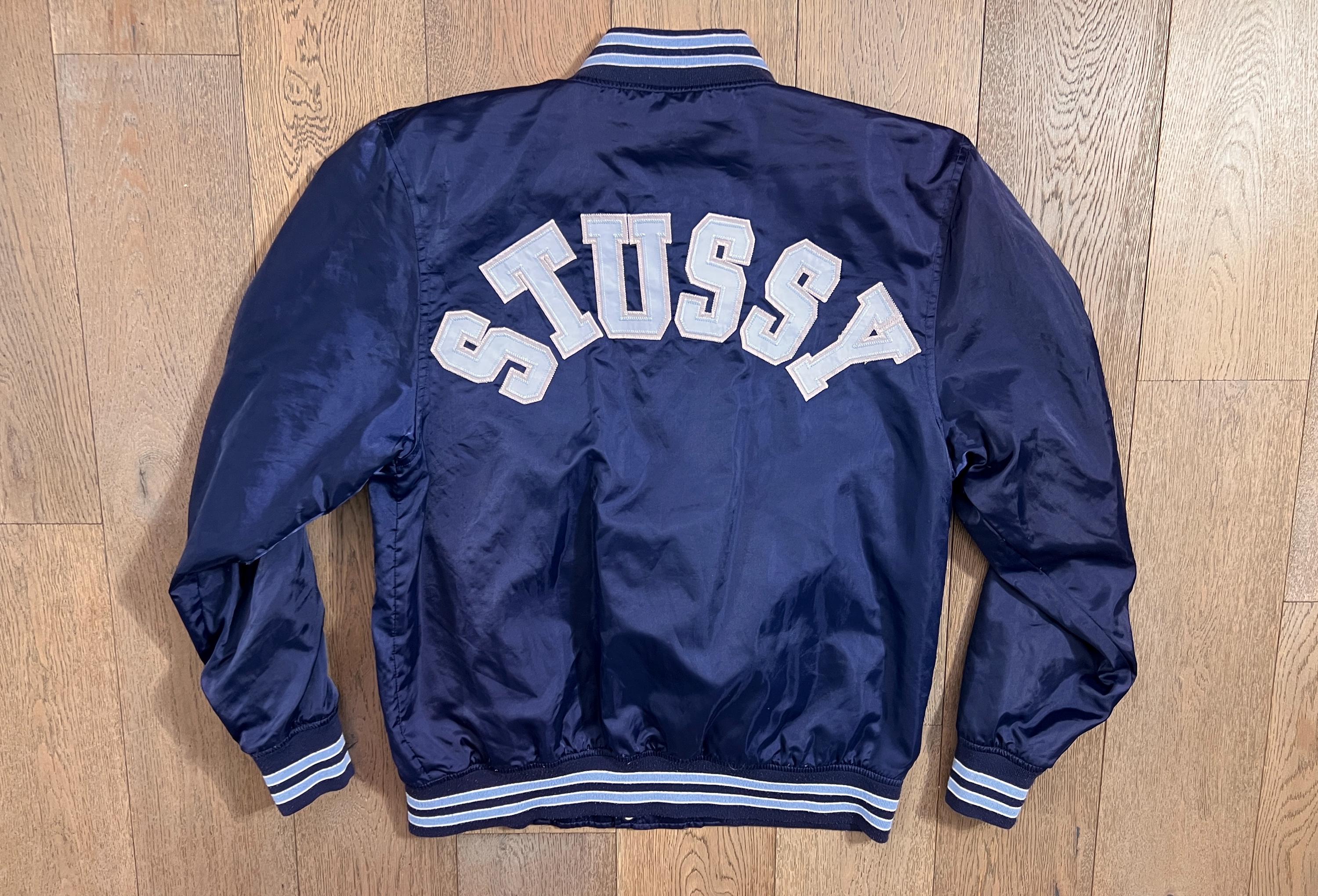 00s OLD STUSSY riders leather jacket y2k Stussy Biker Leather Jacket