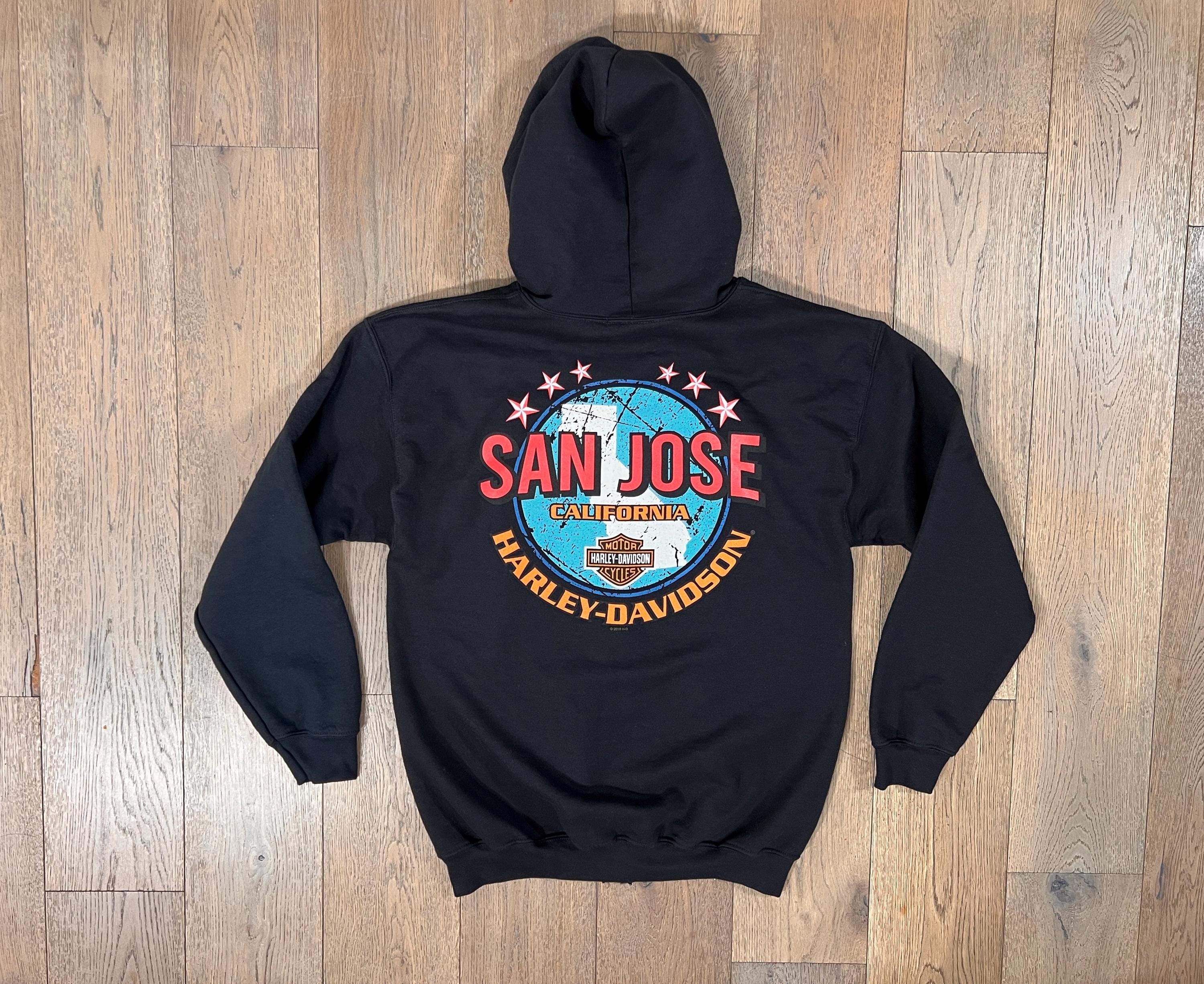 Vintage Harley Davidson Zip up Hoodie - Etsy