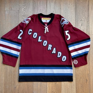 Vintage NHL (CCM) - Colorado Avalanche Spell-Out Crew Neck