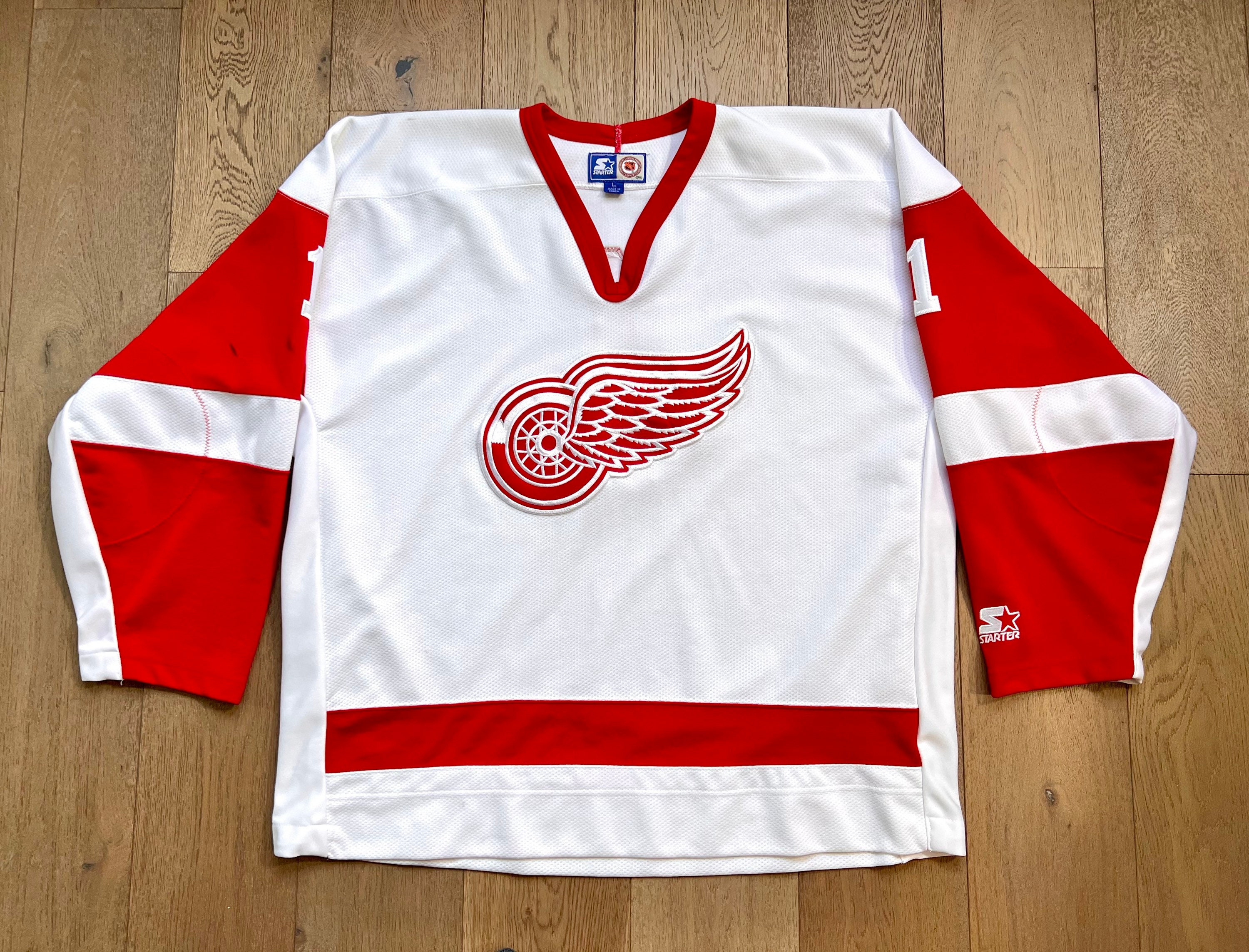 VTG CCM BOB PROBERT DETROIT RED WINGS NHL HOCKEY JERSEY Sz XL