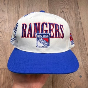 New York Rangers Reebok NHL Laser Shadow Split Bar Snapback Cap
