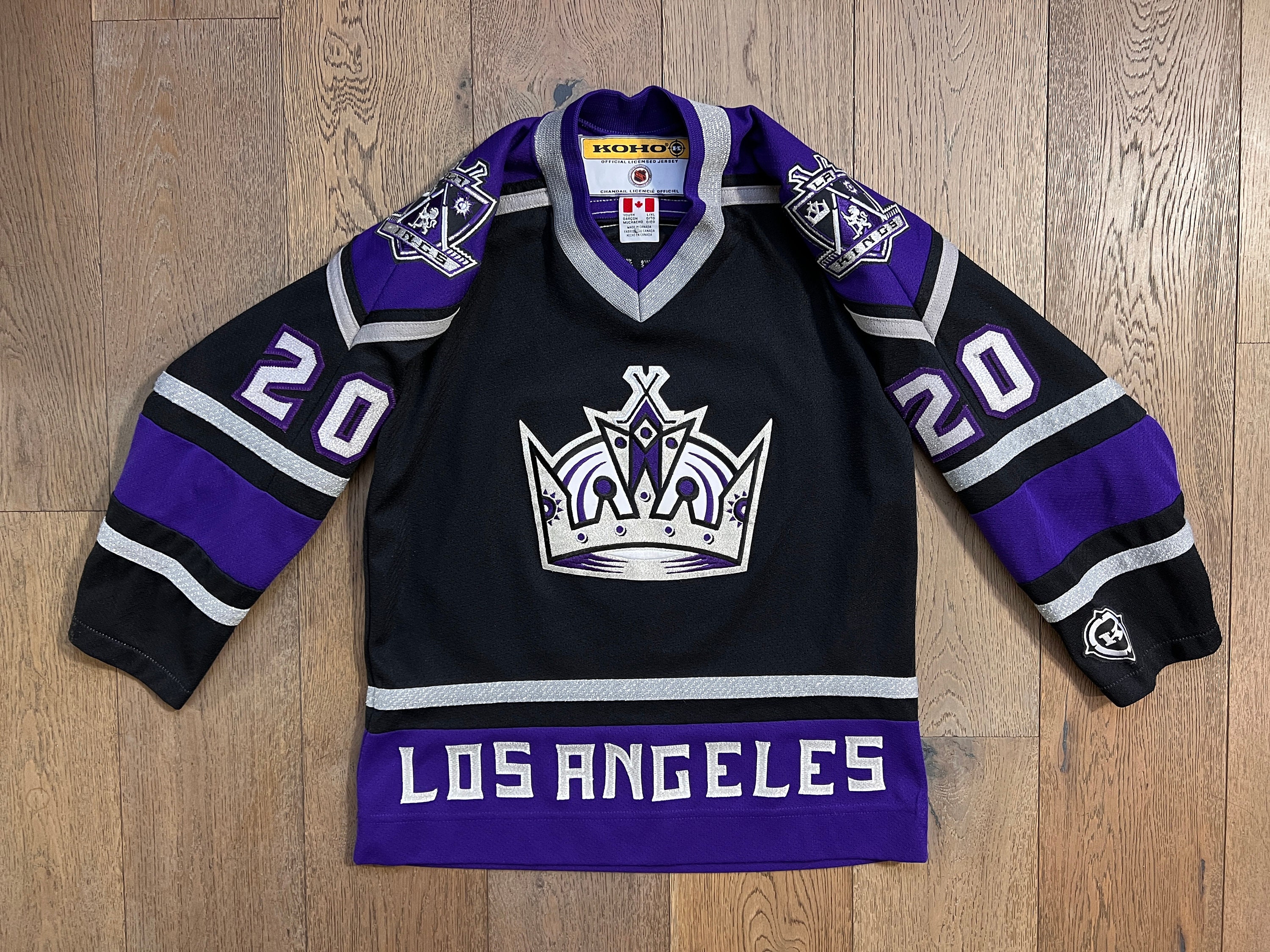 Los Angeles Kings #99 Wayne Gretzky Yellow With Purple Throwback CCM Jersey  on sale,for Cheap,wholesale from China