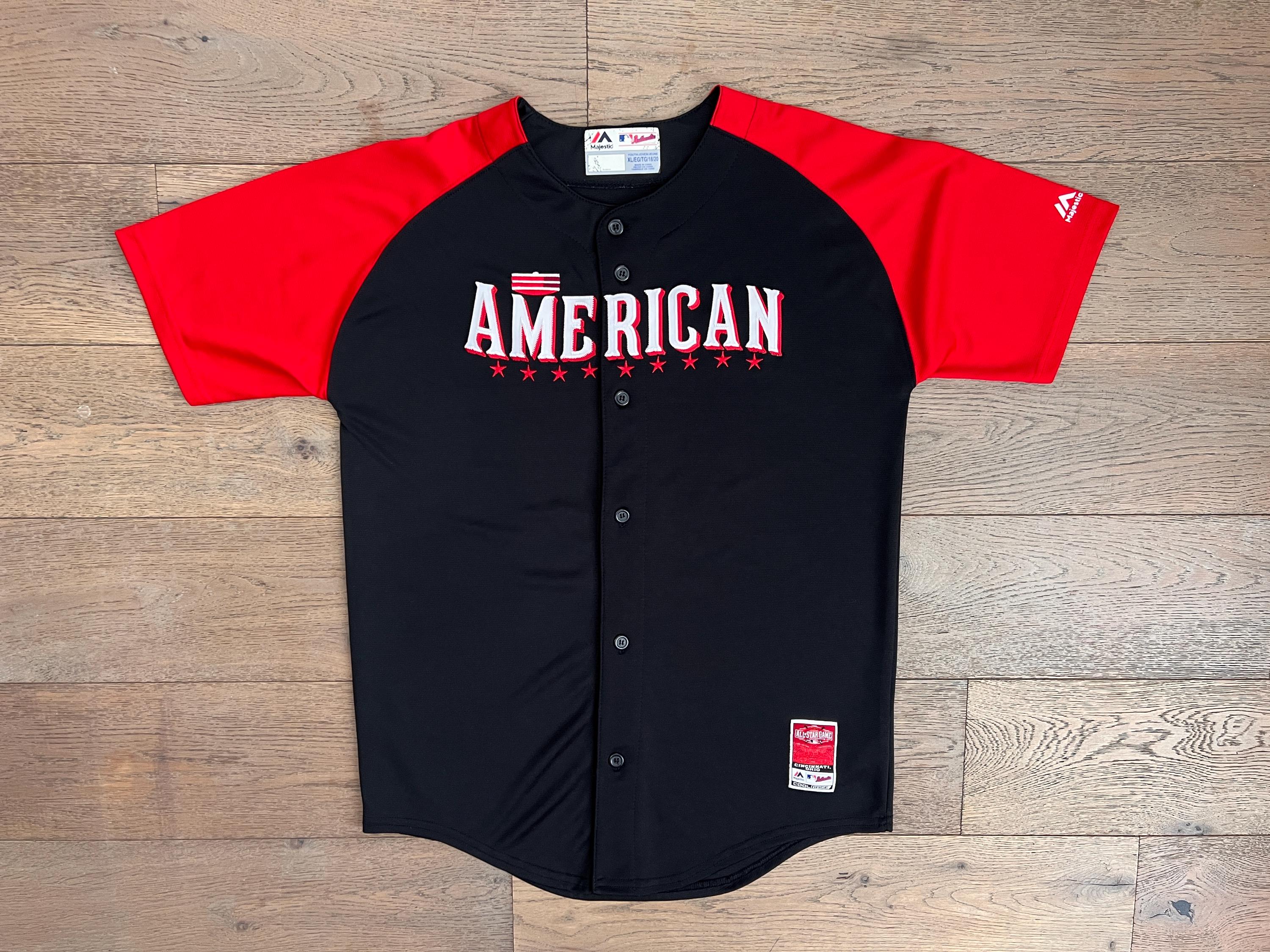 Mike Trout MLB All Star Game Jersey Youth XL 18 20 Majestic Authentic Cool Base Etsy UK