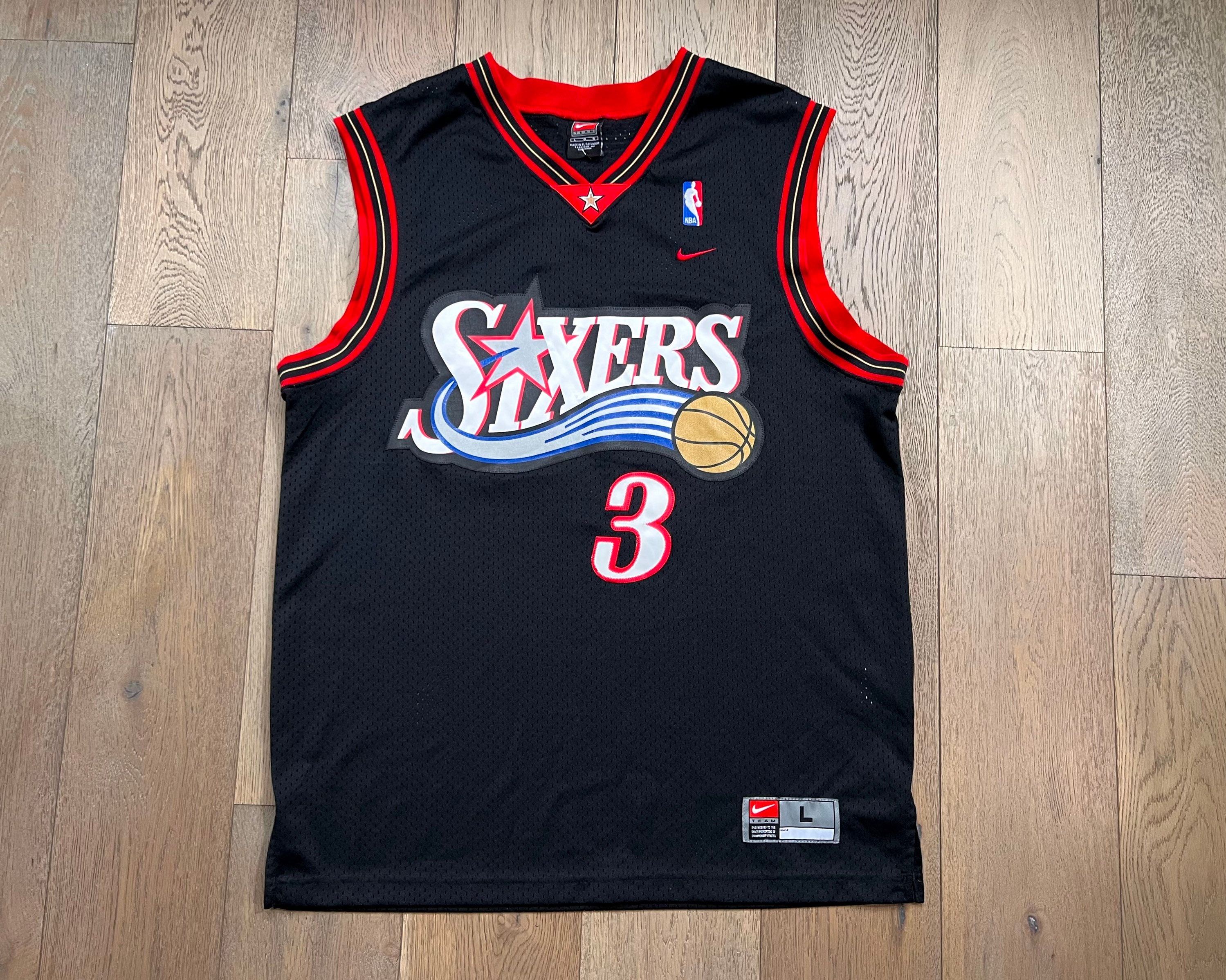 Vintage NBA Phila #3 Womens Fitted Jersey Dress Sz M