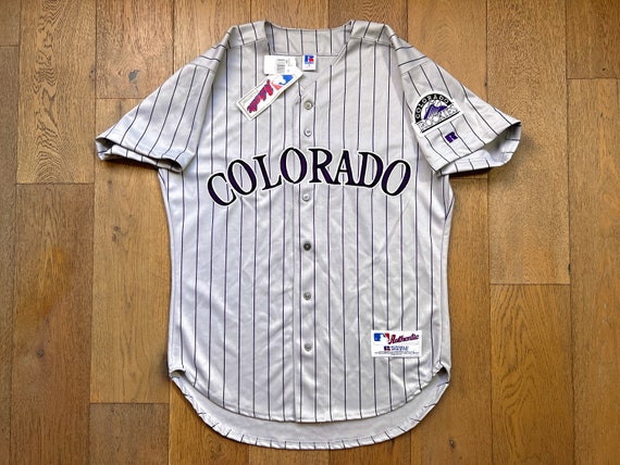 Vintage DS Colorado Rockies Baseball Jersey Authentic Sewn Pro 