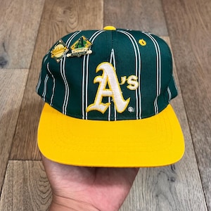 VTG Oakland A's Athletics Starter Pinstripe MLB YOUTH Snapback Sports Hat Cap