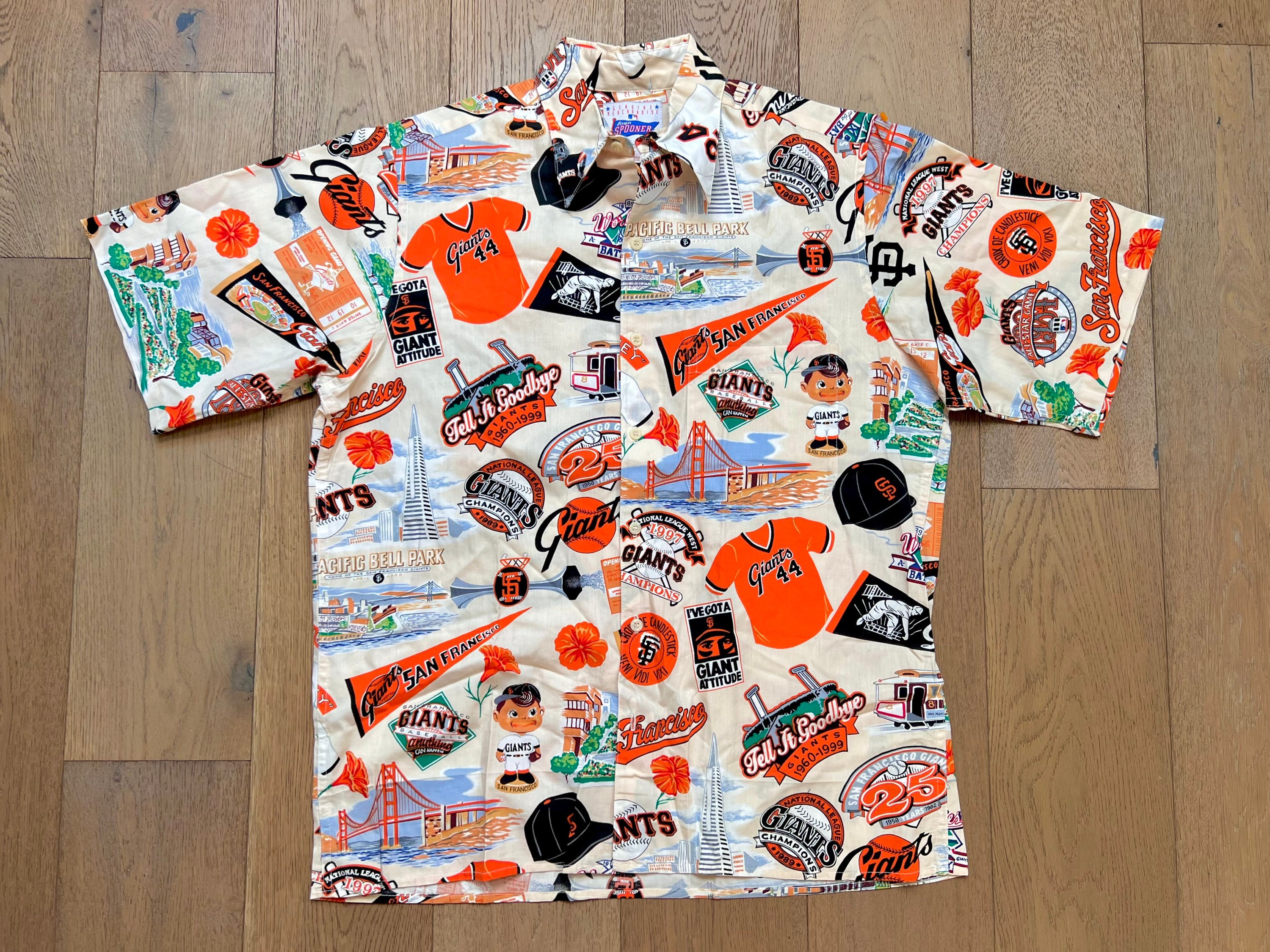 San Francisco Giants Reyn Spooner HAWAIIAN Shirt Tell It 