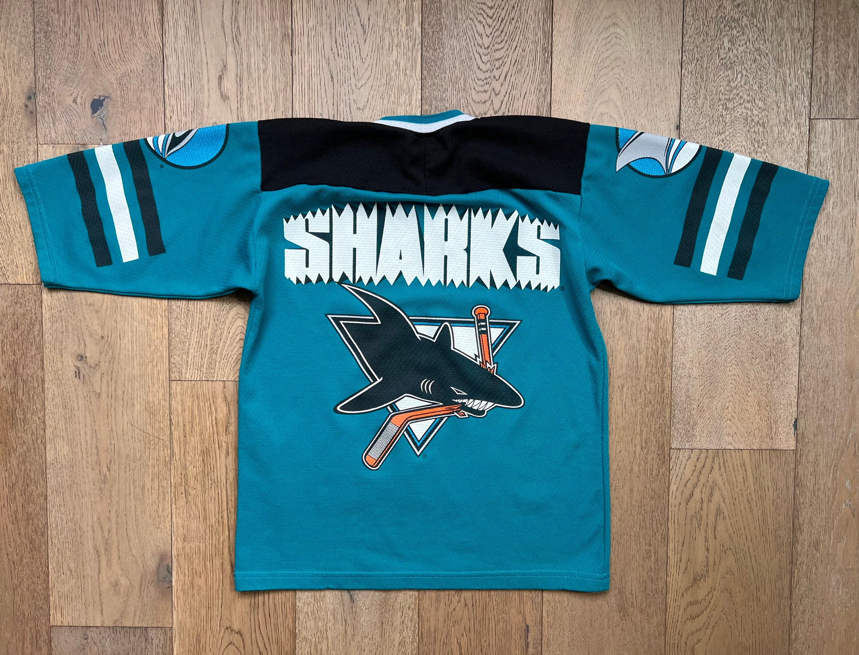 Green Jersey San Jose Sharks NHL Fan Apparel & Souvenirs for sale