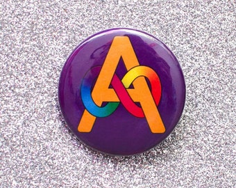 A-finity - pin badge - autism autistic