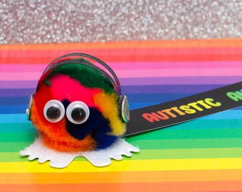 RAINBOW - Autistic and Proud Novelty Bug