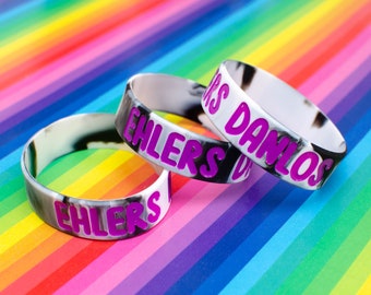 Ehlers Danlos Syndrome - Zebra_ Silicone Bracelet