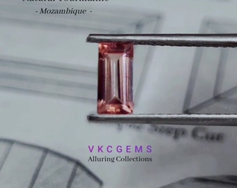 Tourmaline | Baguette Cut | 8.10X4X3MM | 0.84 Carat | Unheated | Untreated | Eye clean