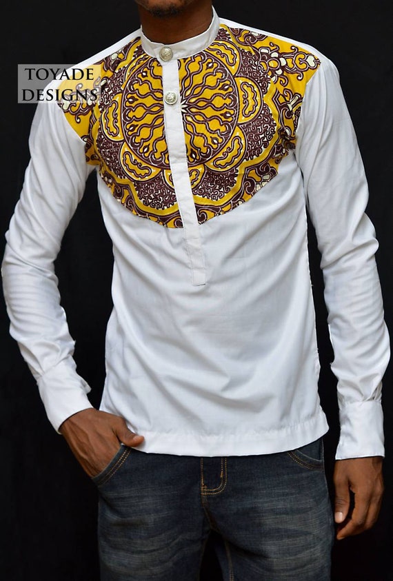 Ankara shirt designs sales