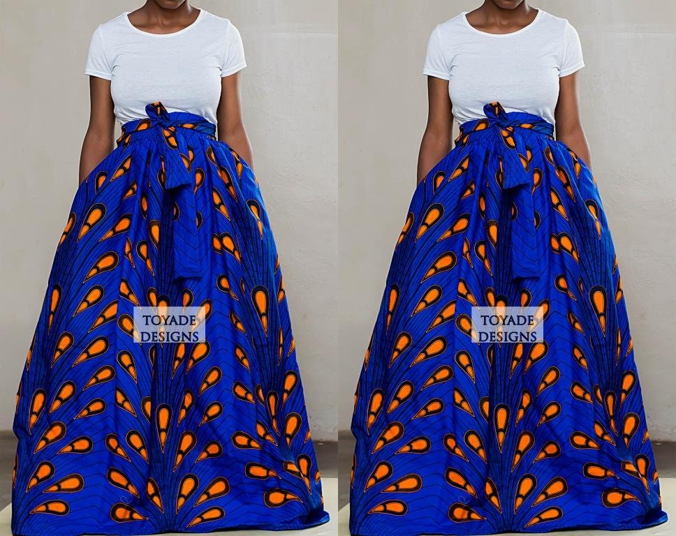 African Skirt Etsy