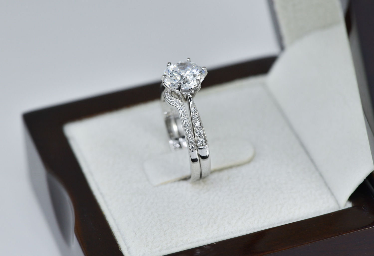 Kinderpaleis bijvoorbeeld verhaal 1 2/3 CT F/SI1 Shiny Diamond Engagement Ring Set Round Cut 14K - Etsy Kinderpaleis bijvoorbeeld verhaal 1 2/3 CT F/SI1 Shiny Diamond Engagement Ring Set Round Cut 14K - Etsy