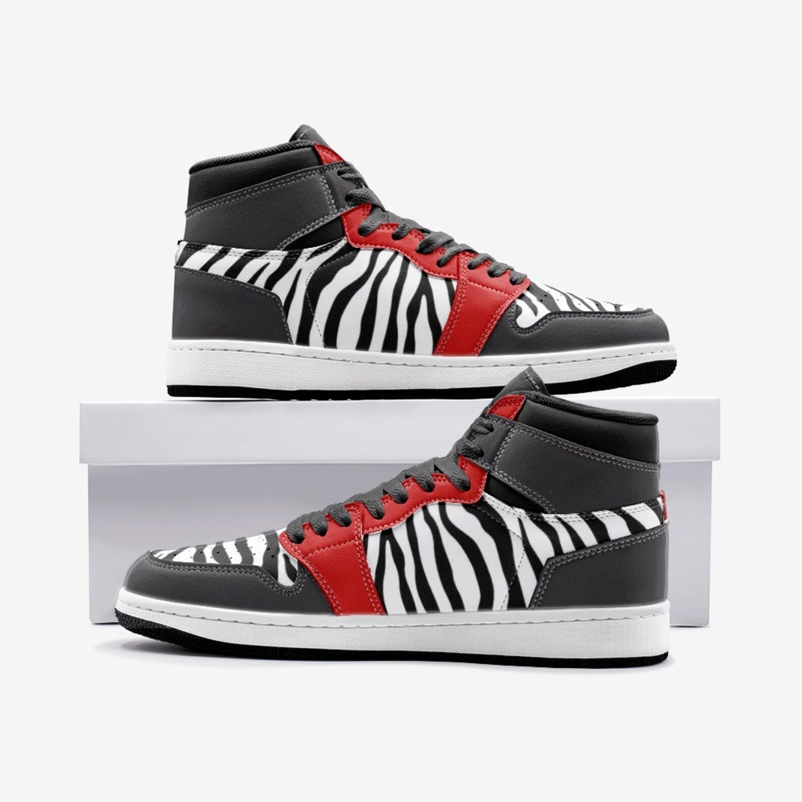 Elliz Clothing Zebra Basketball Sneakers TR