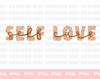 Amor propio y autocuidado PNG: Diseño inspirador de bienestar (Descarga digital)