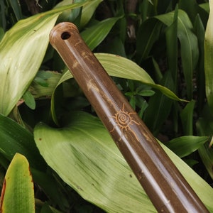 Akebono Bamboo Flute in the key of low G# | Deep Meditative Flute with a Rustic oriental design. Asian Scale with a transporting voice