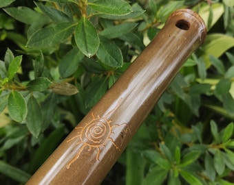 Exotic Meditative Akebono Bamboo Flute in the key of C4. Oriental Zen Buddhist flute. Deep meditation flute