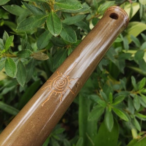 Exotic Meditative Akebono Bamboo Flute in the key of C4. Oriental Zen Buddhist flute. Deep meditation flute