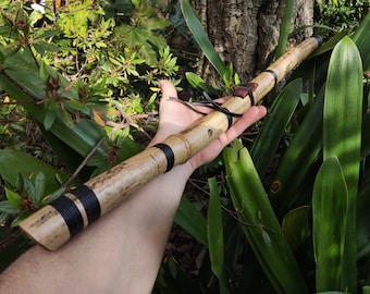 The Crooked flute! Native American Style bamboo flute. Easy to play Flute for Meditation and Sound Healing | Gift for Musician |  Rui Gomes