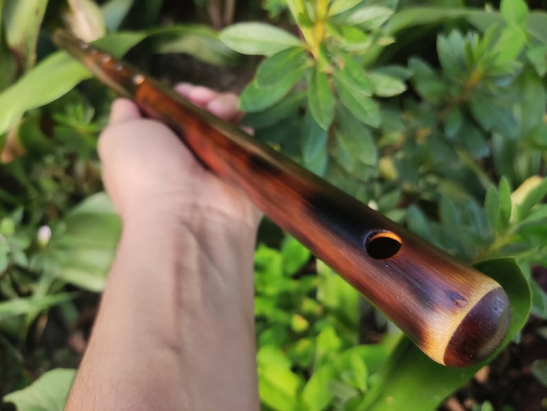 Low E Arabian Style Bamboo Flute (a=440hz) | Rustic Persian Flute Scale ...