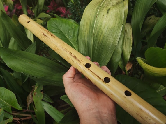 竹製アイリッシュフルート（横笛）6穴 ローC管 ハ長調