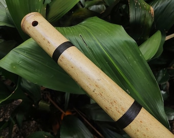 Exotic Meditative Bamboo Flute in the key of Low G#, for an Oriental transporting experience, Kokin Akebono hybrid & Transporting voice.